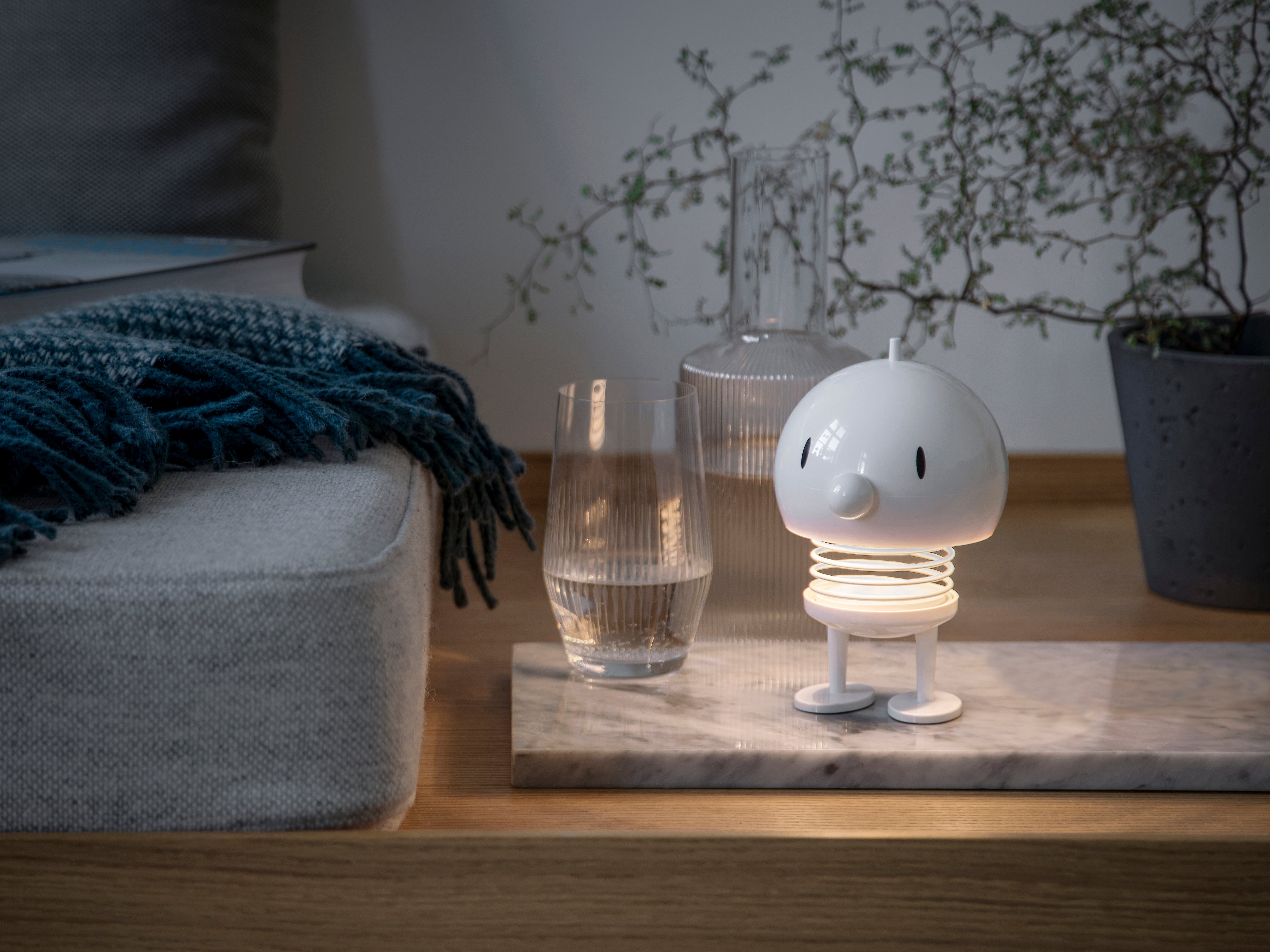 Hoptimist LED lampe, L - White